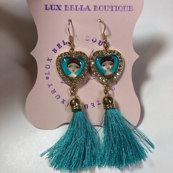 𝅺FRIDA Tassel Earrings - Picture 3 of 3